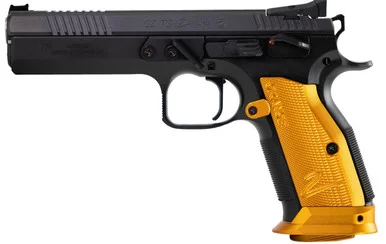 CZ 75 TS ORANGE, 9MM Luger, 5.20" Barrel, 20 Rds, Nitride Finish