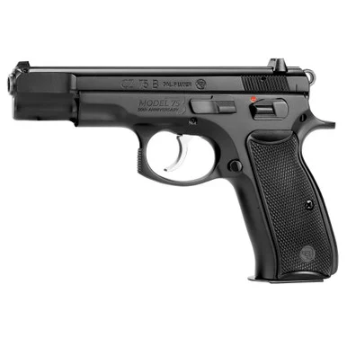 CZ 75B 50th Anniversary Elite, 9MM, 4.60" Barrel, 10 Rds, Black Polycoat