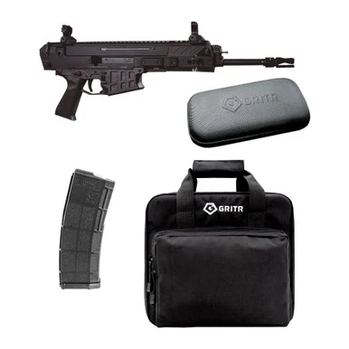 CZ Bren 2 Ms 5.56 NATO 30rd Semi-Automatic Pistol with Gritr Soft Pistol Case, CZ Bren 2 .223 Remington/5.56 NATO 30rd Magazine and GRITR Multi-Caliber Cleaning Kit