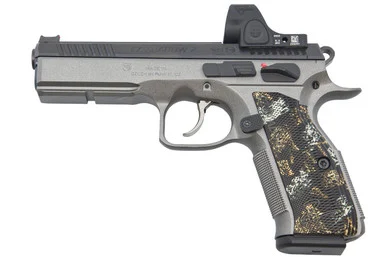 CZ Custom Shadow 2, w/ SRO, 9MM, 4.89" Barrel, 17 RDs, Silver