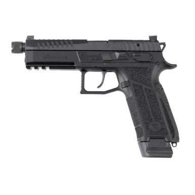 CZ P-09 F Nocturne SR, 9MM, 5.30" Barrel, 21+1 Rds, Black Polycoat