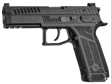 CZ USA CZ P-09 F NOCTURNE, 9MM, 4.53" Barrel, 10 Rds, Black Polycoat