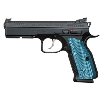 CZ USA CZ SHADOW 2, 9MM, 4.89" Barrel, 17 Rds, Black & Blue