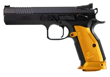 CZ USA CZ TS 2 ORANGE, .40 S&W, 5.20" Barrel, 17 Rds, Black Polycoat