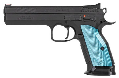 CZ USA TS2, 9MM, 5.28" Barrel, 10 Rds, Black Nitride