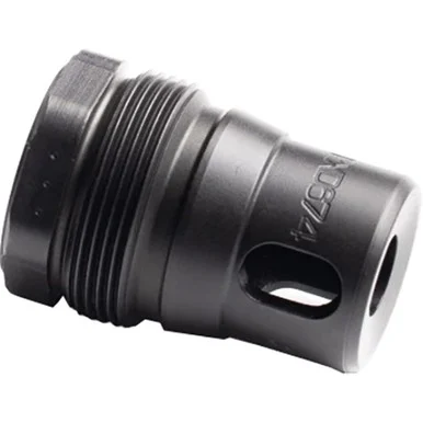 Dead AirXRF Rimfire Muzzle Brake, .22LR, 1/2-28 Thread, Black Nitride
