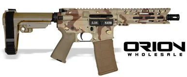 Diamondback DB15, 5.56 NATO, 7.00" Barrel, 30 Rds, Chocolate Chip Camo
