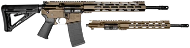 Diamondback DB15 Combo, 5.56 NATO & 300 Blackout, 16.00" Barrel, 30 Rds, FDE