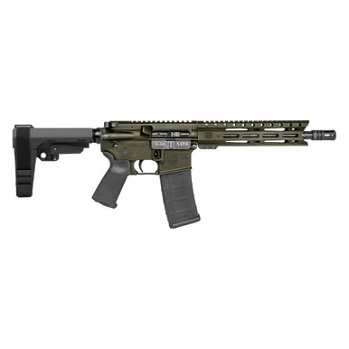 Diamondback DB15 Pistol, 5.56 NATO, 10" Barrel, 30 Rds, OD Green