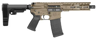 Diamondback DB15 Pistol, 5.56 NATO, 7.00" Barrel, 30 Rds, Flat Dark Earth