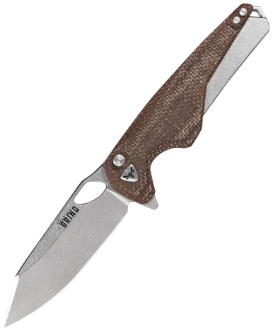 Diamondback Southern Grind SG13400025 Hornet, 3.30" Folding Sheepsfoot, Natural Micarta Handle