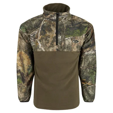 DRAKE 1/4 Zip Refuge Eqwader Mossy Oak Country DNA Jacket (DW7355-036)