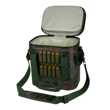 DRAKE 16-Can Soft-Sided Waterproof Insulated Old School Green Cooler (DA1105-037)