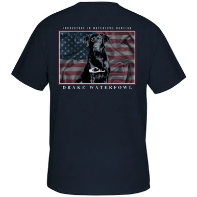 DRAKE Americana Lab Vintage Indigo T-Shirt (DT9495-VIB)