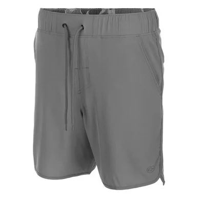 DRAKE Commando 7in Monument Gray Lined Volley Short (DS2815-MGY)