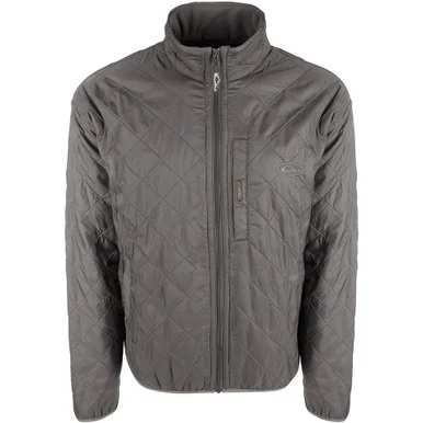 DRAKE Delta Quilted Fleece Lined Charcoal Jacket (DW1071-CHR)