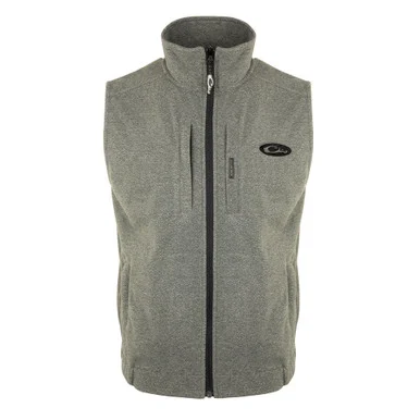 DRAKE Gray Heather Windproof Layering Vest (DW1605-GRH)