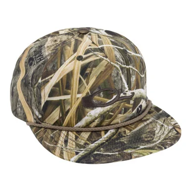 DRAKE Men's Drake X Richardson 256XE Mossy Oak Shadow Grass Habitat Flatbill Cap (DW0194-022)
