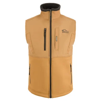 DRAKE Men's MST Hole Shot Eqwader Field Khaki Vest (DW7391-FDK)