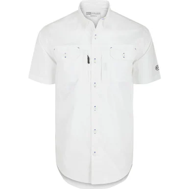 DRAKE Mens Wingshooter Trey Cotton Solid SS Shirt (DS2620)