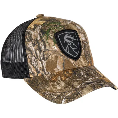 DRAKE Non-Typical Logo Mesh-Back Patch Logo Realtree Edge Cap (DNT8015-030)