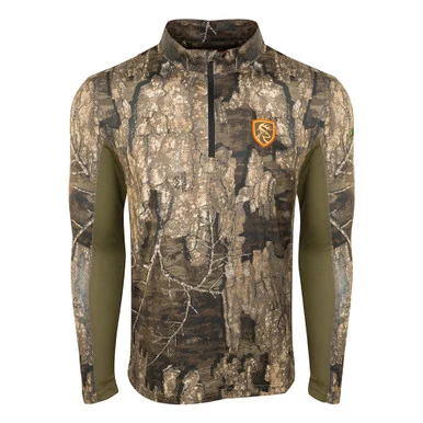 DRAKE Performance 1/4 Zip Long Sleeve Agion Realtree Timber Shirt (DNT1014-033)