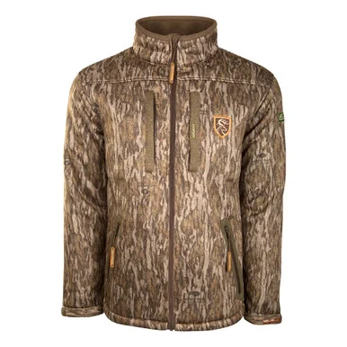 DRAKE Silencer Full Zip Agion Active XL Mossy Oak Bottomland Jacket (DNT1010-006)