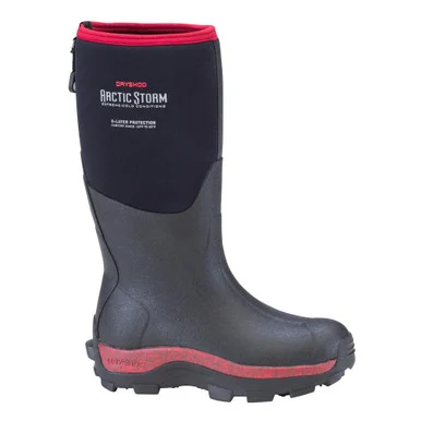 DRYSHOD Womens Arctic Storm Hi Black/Cranberry Boot (ARS-WH-CR)