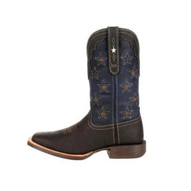 DURANGO Rebel Pro Dark Chestnut/Vintage Flag Western Boot (DDB0303)