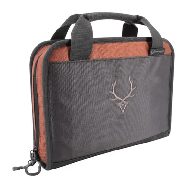 Evolution Outdoor Marksman Pistol Case, Fits 2 Full Size Pistols, Polyester, Gray 44375-EV