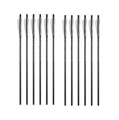 EXCALIBUR FireBolt 20in Carbon 2x6 Pack Crossbow Arrows (22CAV-6-x2-BUNDLE)