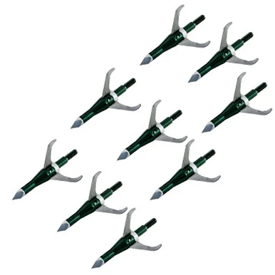 EXCALIBUR X-ACT 100 gr. 3x3 Pack Stainless. 3-Blade, 1 7/16 Dia. Mechanical Broadheads (9 pcs) (6672-x3-BUNDLE)