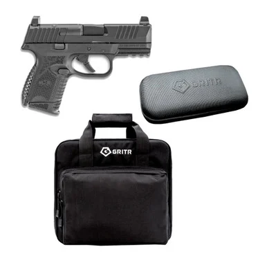 FN 509 Compact MRD 9mm 3.7in 10rd Semi-Automatic Pistol with Gritr Multi-Caliber Cleaning Kit and Gritr Soft Pistol Case