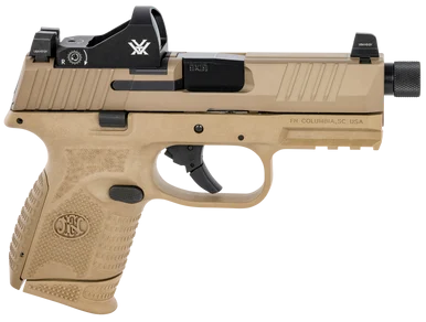 FN 509 Compact Tactical, 9MM Luger, 4.32" Barrel, 12+1/24+1 Rds, Flat Dark Earth