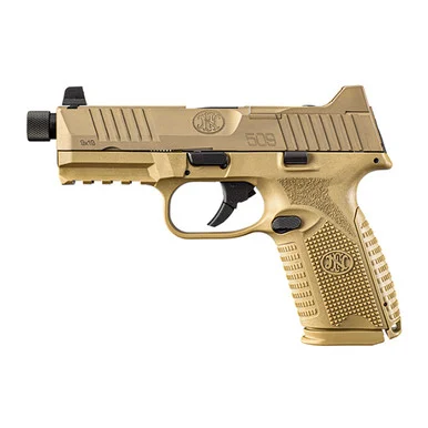 FN 509 Midsize Tactical, 9MM, 4.50" Barrel, 15/24 Rds, Flat Dark Earth
