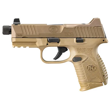 FN 509C Tactical, 9MM, 4.32" Barrel, 10 Rds, Flat Dark Earth