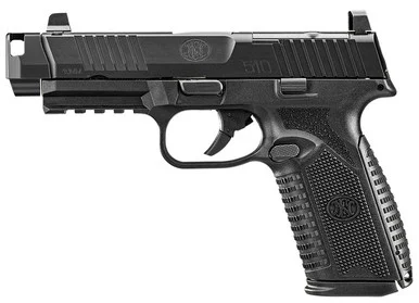FN 510 MRD COMP, 10MM, 4.43" Barrel, 10 Rds, Black