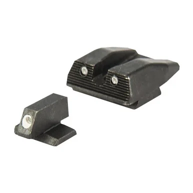 FN FNS/FNX-40 Night Sight Set, Tritium Inserts, Black Finish