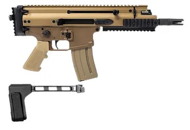 FN SCAR 15P, 300 AAC Blackout, 7.50" Barrel, 30+1 Rds, Flat Dark Earth