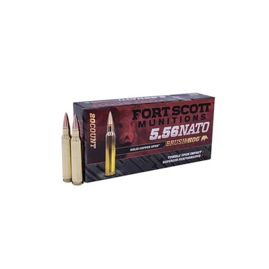 FORT SCOTT MUNITIONS 5.56 NATO TUI 55Gr SCS 20rd Box Ammo (556-055-SCV)