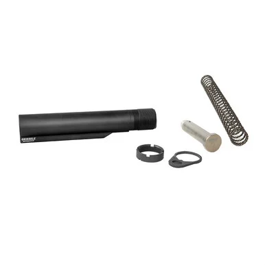 Geissele AR15 Premium Mil-Spec Buffer Tube Assembly, Super 42 Spring, H1, Black