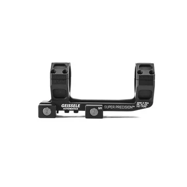 Geissele Automatics 30MM 1.3'' High 0 MOA AR-15 High Power Short Mount, Super Precision, Black