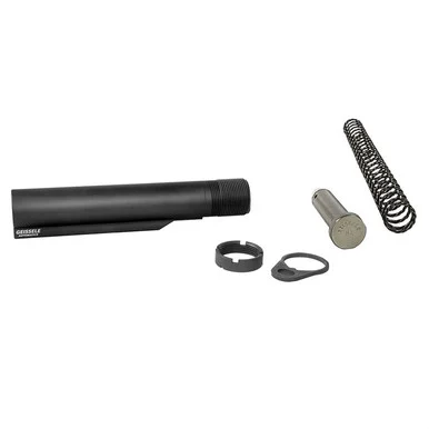 Geissele Automatics AR15 Premium Mil-Spec Buffer Tube Assembly, Super 42, H2, Black
