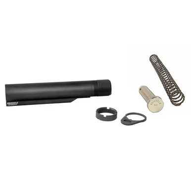 Geissele Automatics AR15 Premium Mil-Spec Buffer Tube Assembly, Super 42, H3, Black