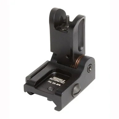 Geissele Automatics BUIS Folding Front Sight, Black, Aluminum