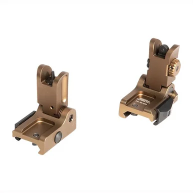 Geissele Automatics BUIS Folding Sight Set, Folding Style, DDC Finish