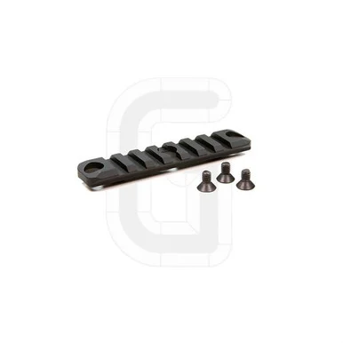 Geissele Automatics HK SMR 3-Hole 7-Slot Accessory Rail, Black