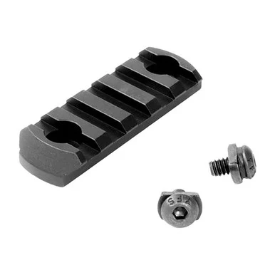 Geissele Automatics Picatinny Accessory Rail, 5 Slots, Black Anodized