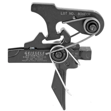 Geissele Automatics SSP Flat Trigger Bow, Single-Stage Precision, Black Oxide Finish