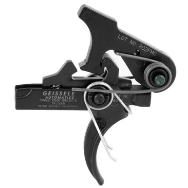 Geissele Automatics SSP M4 Curved Trigger Bow, Single-Stage Precision, Black Finish